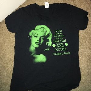 Irish Marilyn Monroe t-shirt